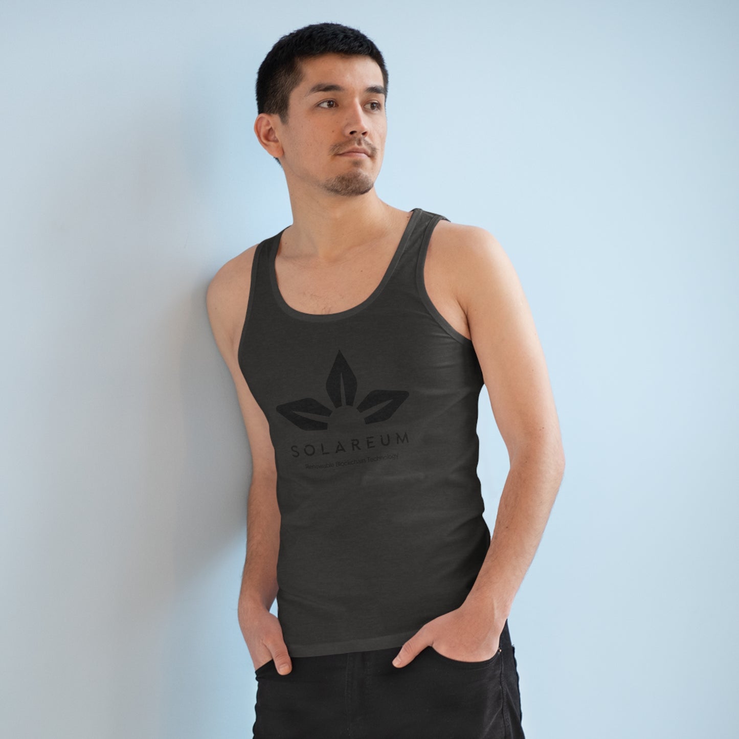 Men's Specter Black Logo Tank Top