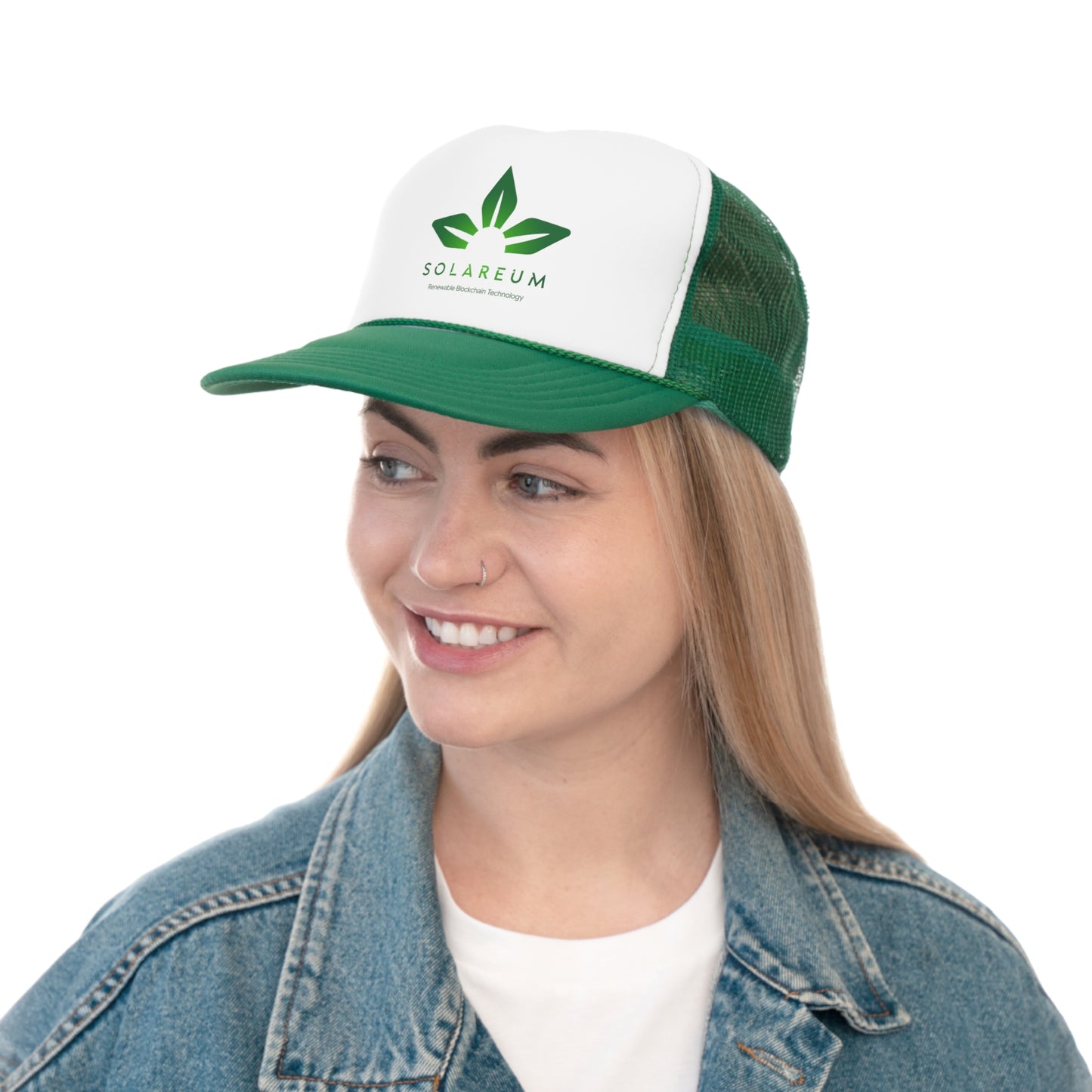 Green Logo Trucker Cap