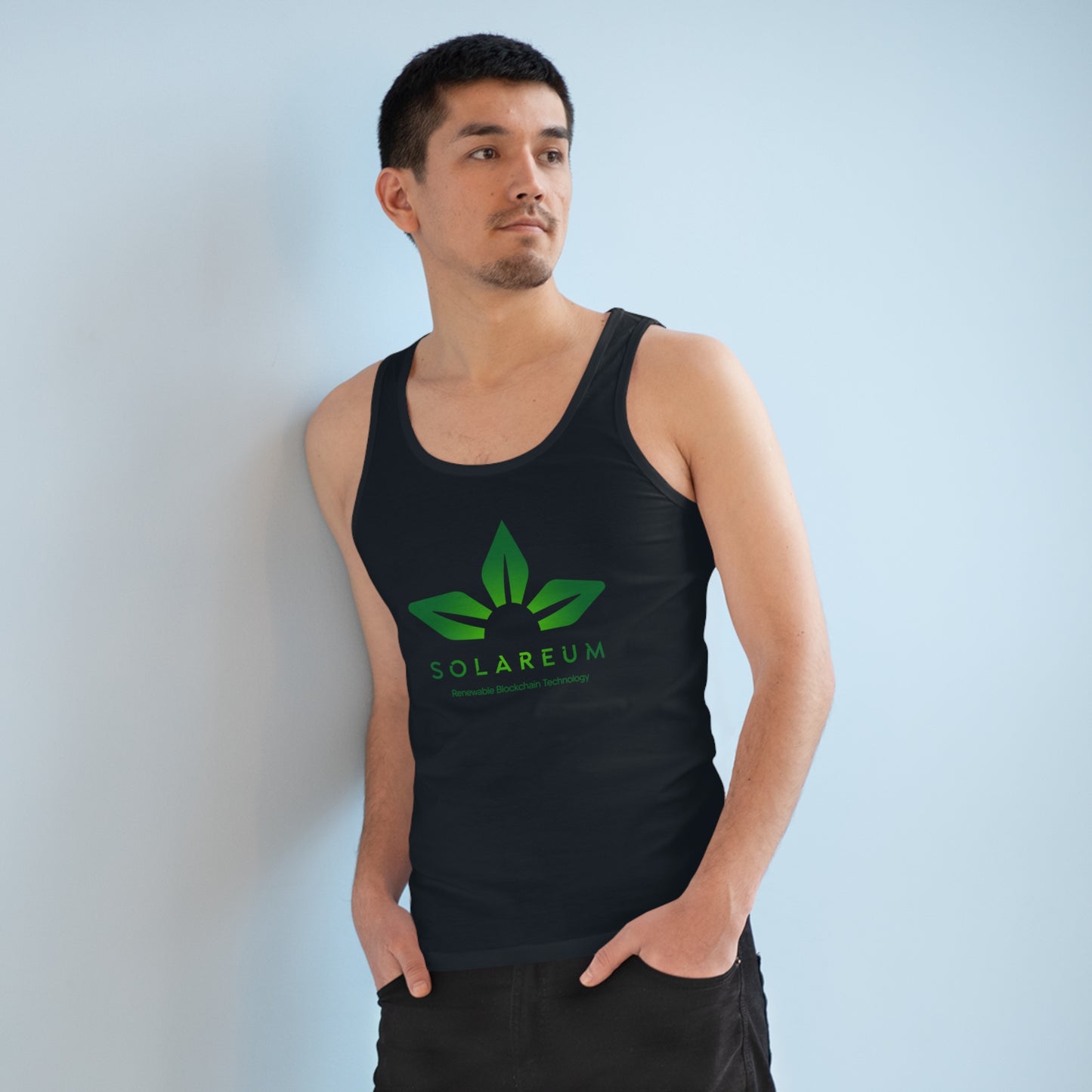 Men's Specter Green Logo Tank Top