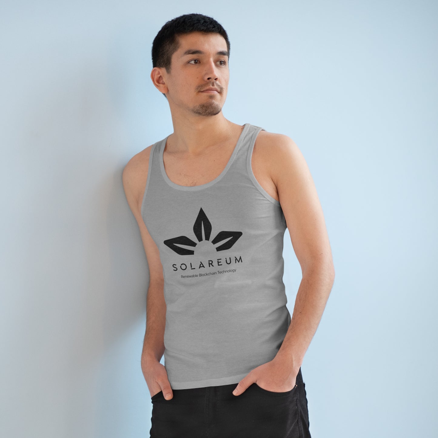 Men's Specter Black Logo Tank Top