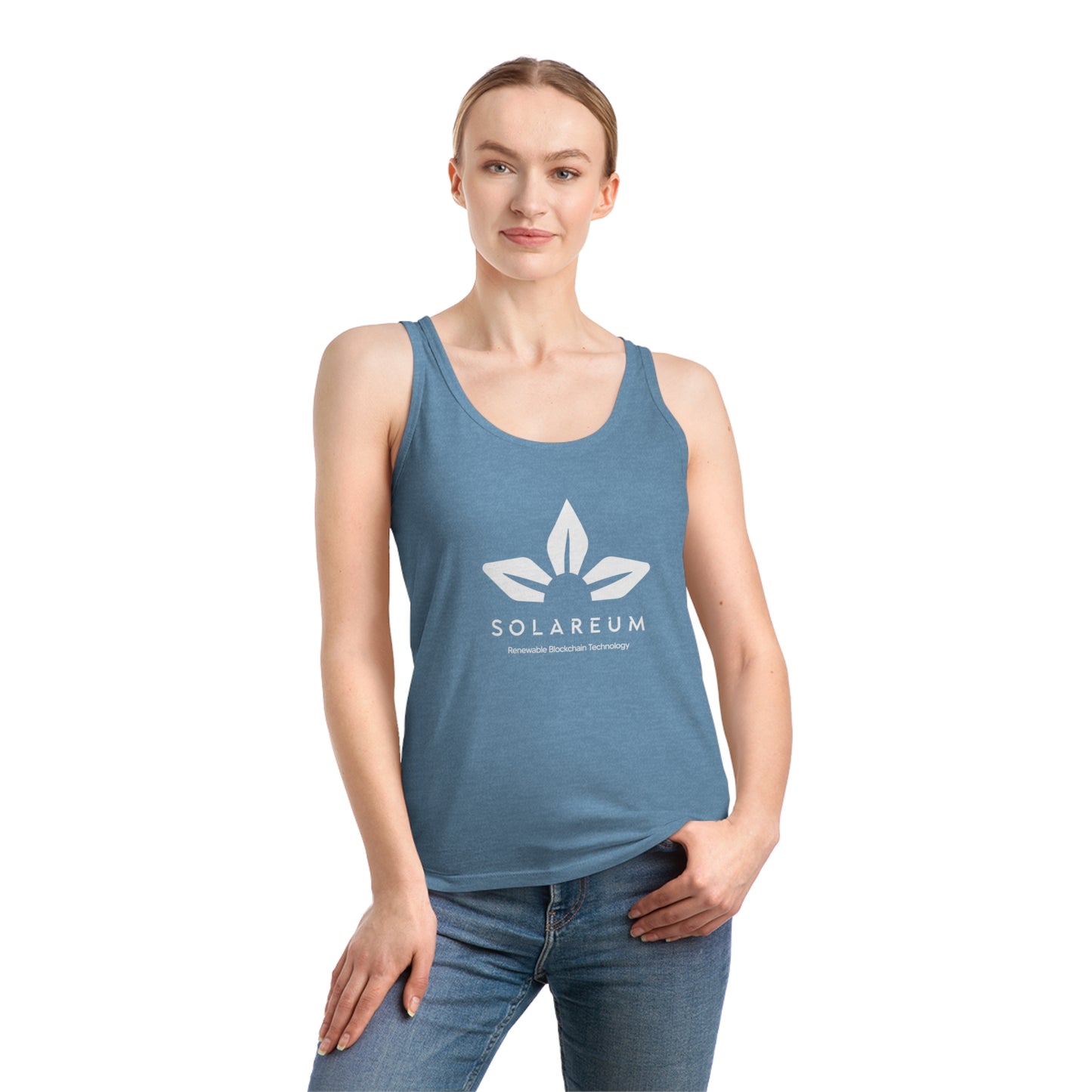 Women's Dreamer White Logo Tank Top