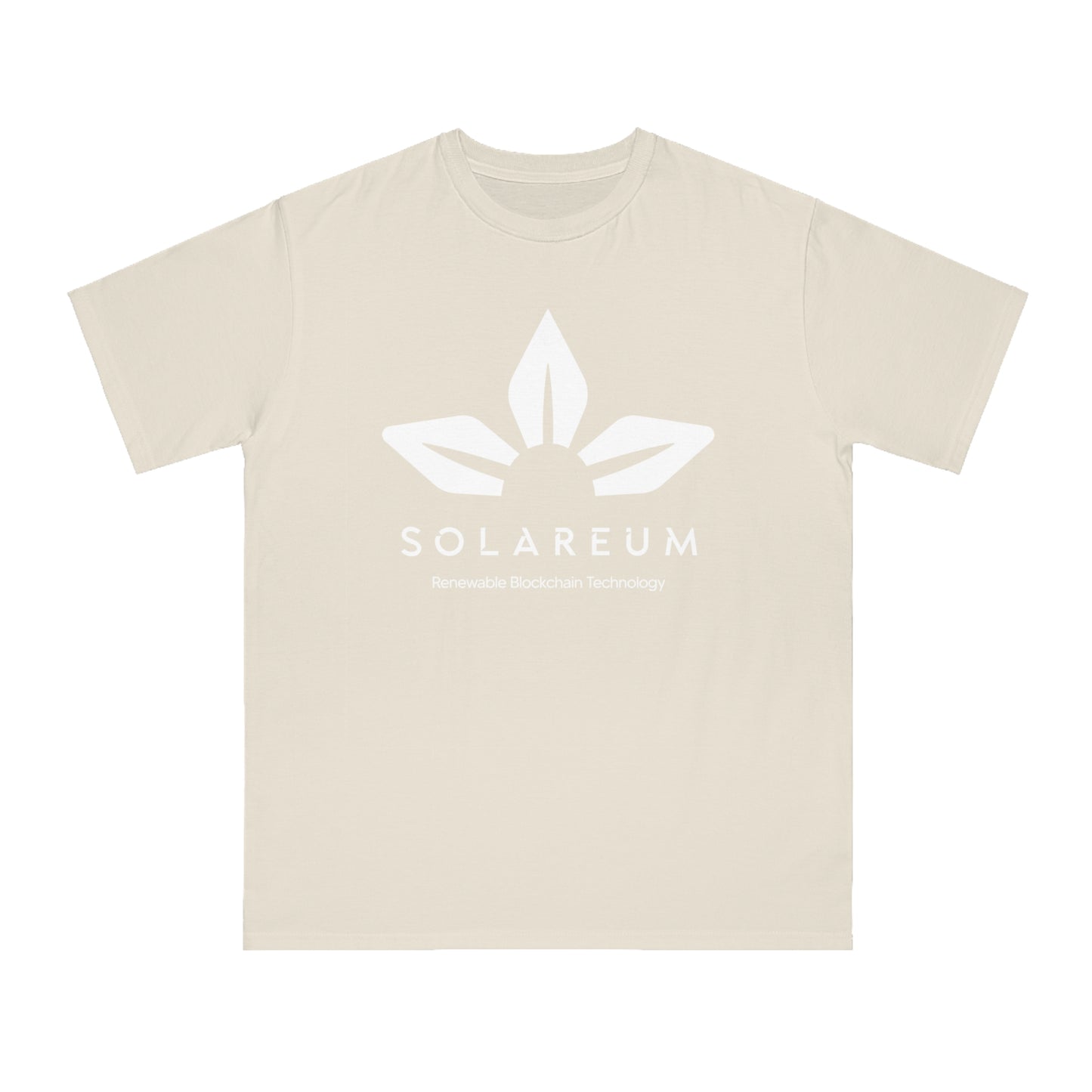 Organic Unisex Classic White Logo T-Shirt