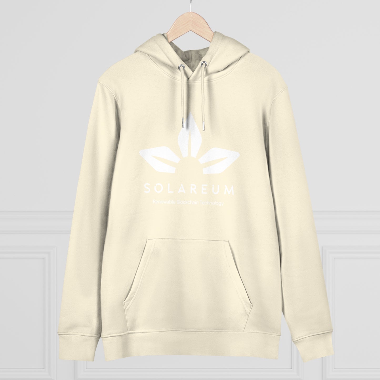 Organic Unisex Cruiser White Logo Hoodie