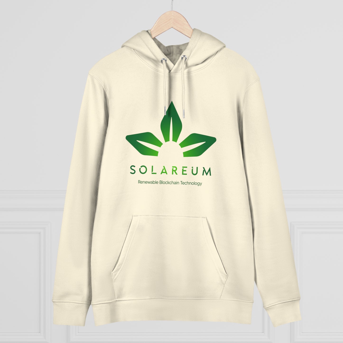 Organic Unisex Cruiser Green Logo Hoodie