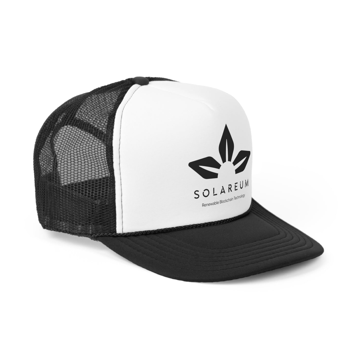 Black Logo Trucker Cap