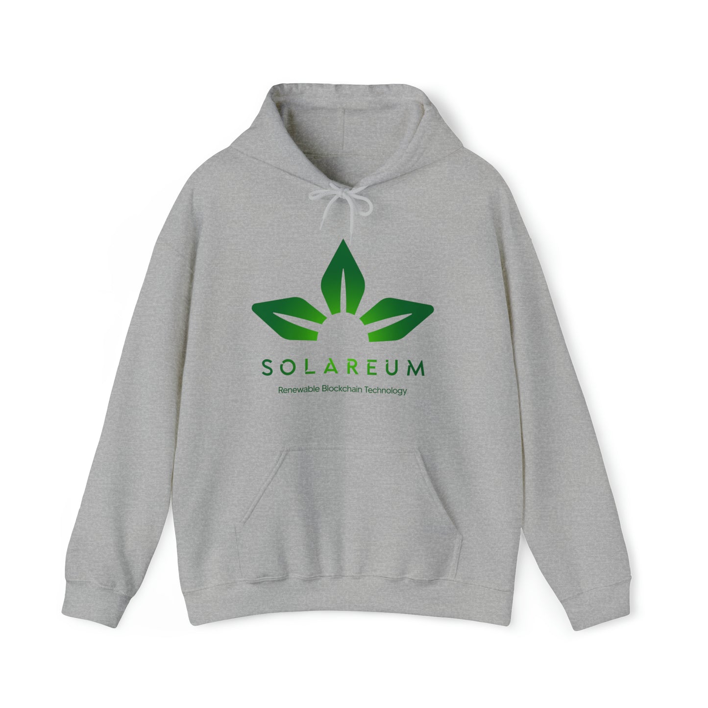 Unisex Heavy Blend™ Hooded, Green Logo, Sweatshirt