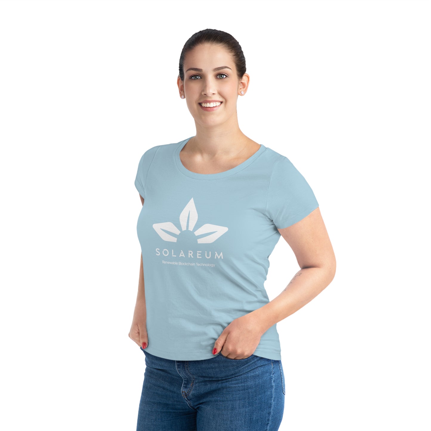 Women's Jazzer White Logo T-shirt