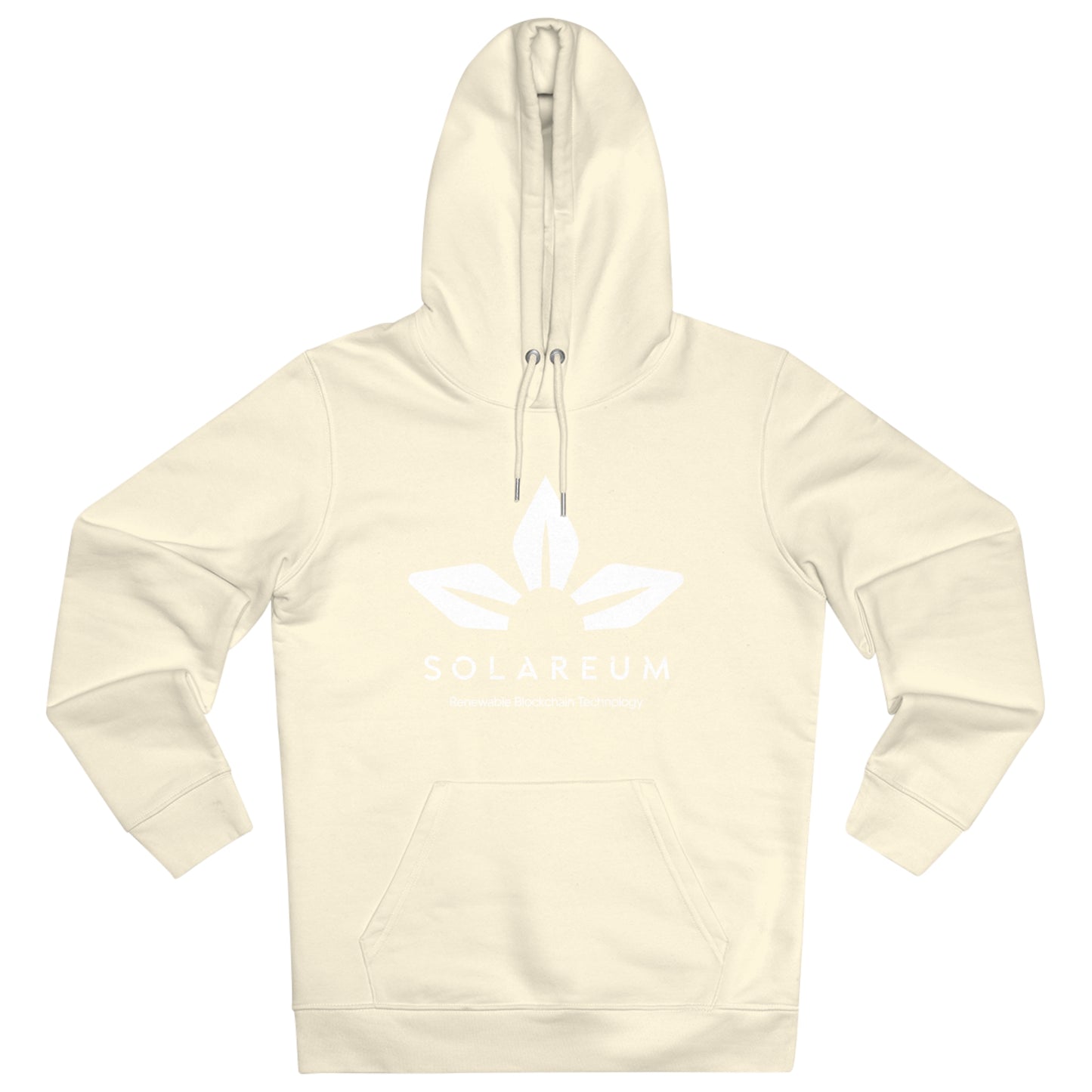 Organic Unisex Cruiser White Logo Hoodie