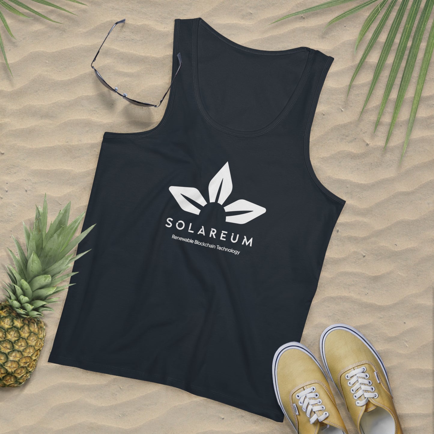 Men's Specter White Logo Tank Top