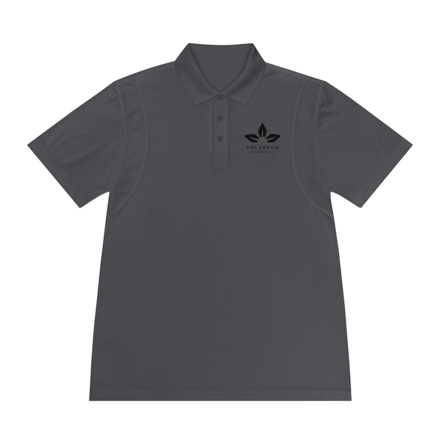 Men's Sport Polo Black Logo Shirt