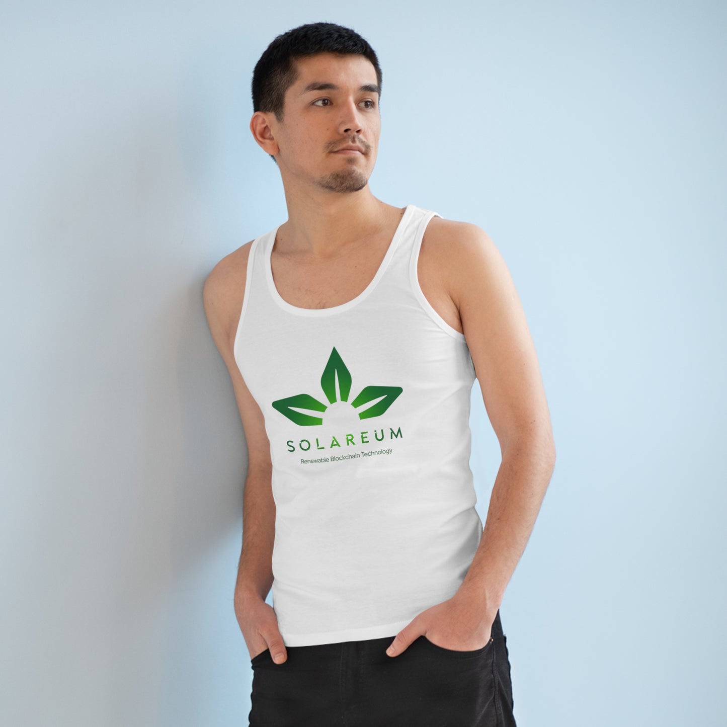 Men's Specter Green Logo Tank Top