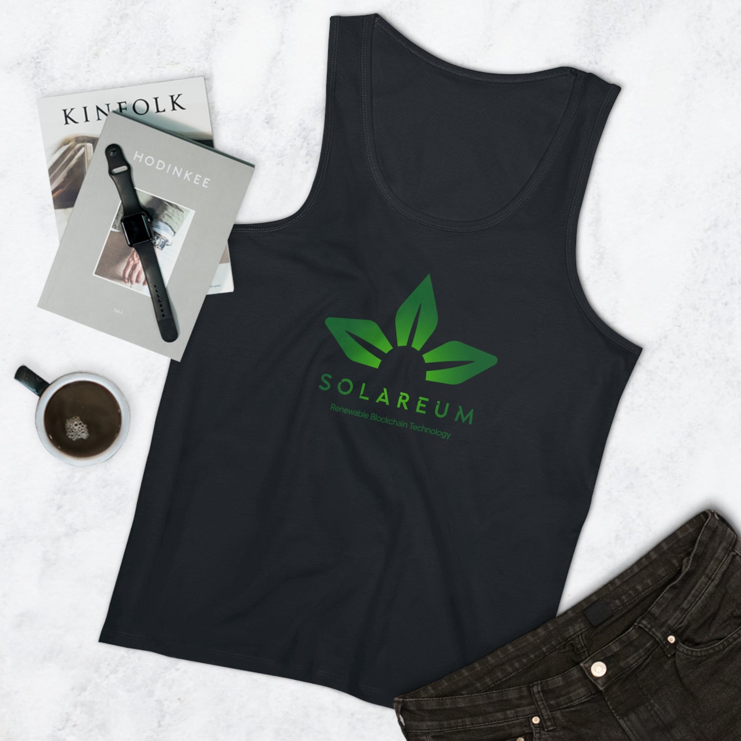 Men's Specter Green Logo Tank Top