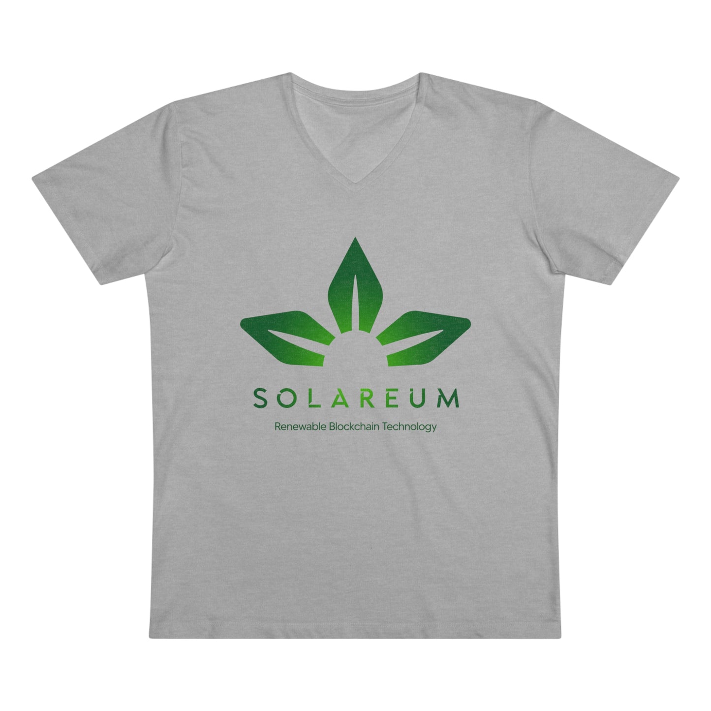 Men’s Presenter Green Logo V-neck