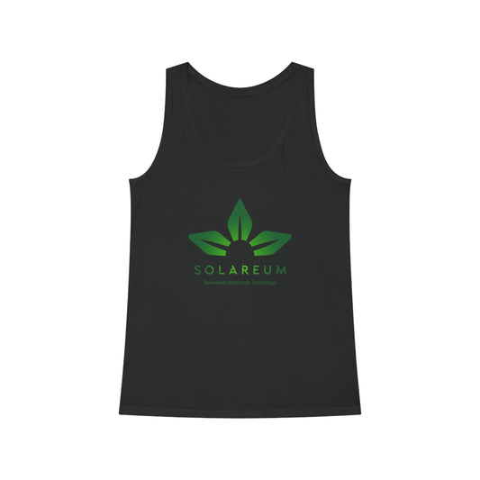 Women's Dreamer Green Logo Tank Top