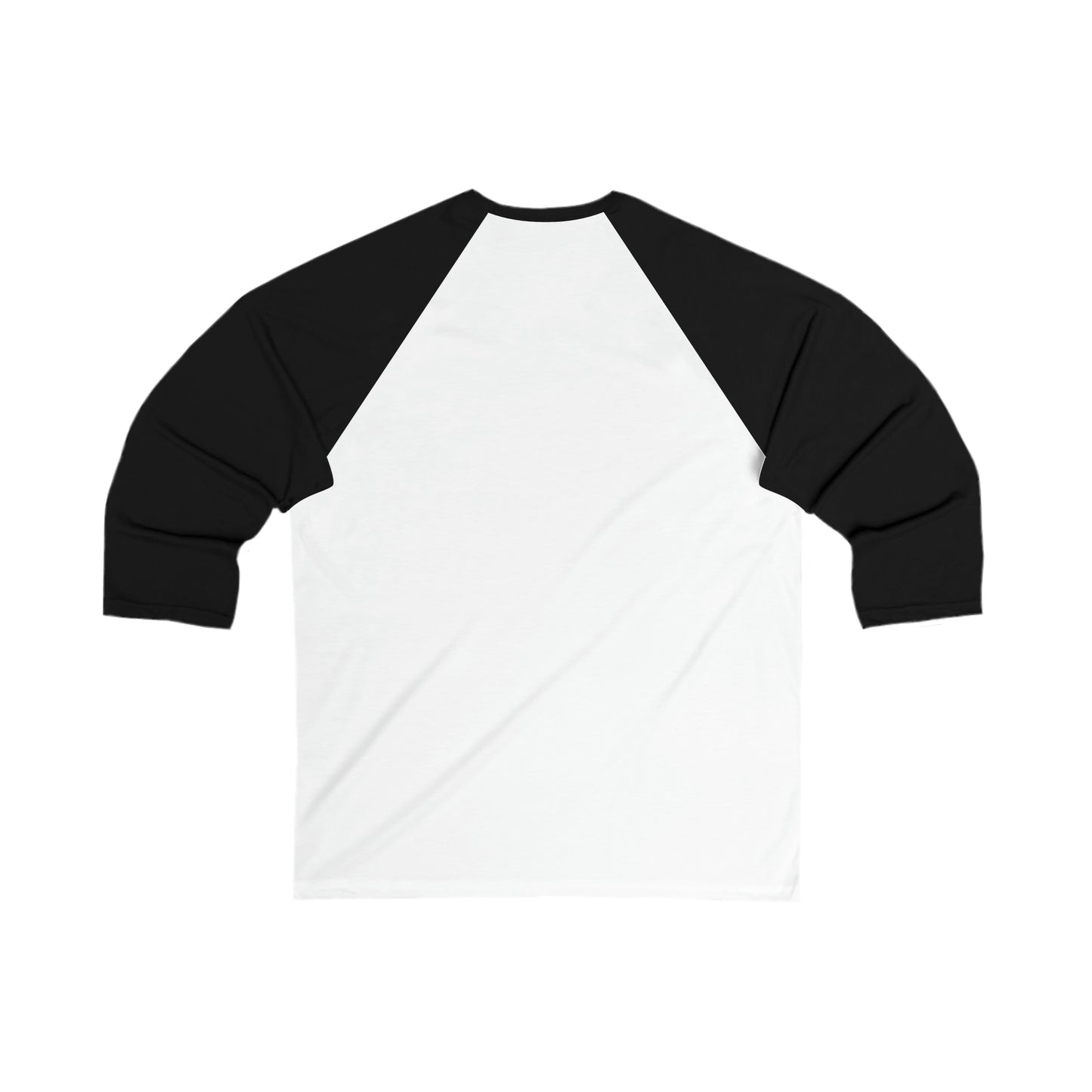 Unisex 3/4 Sleeve, Black logo, Baseball Tee