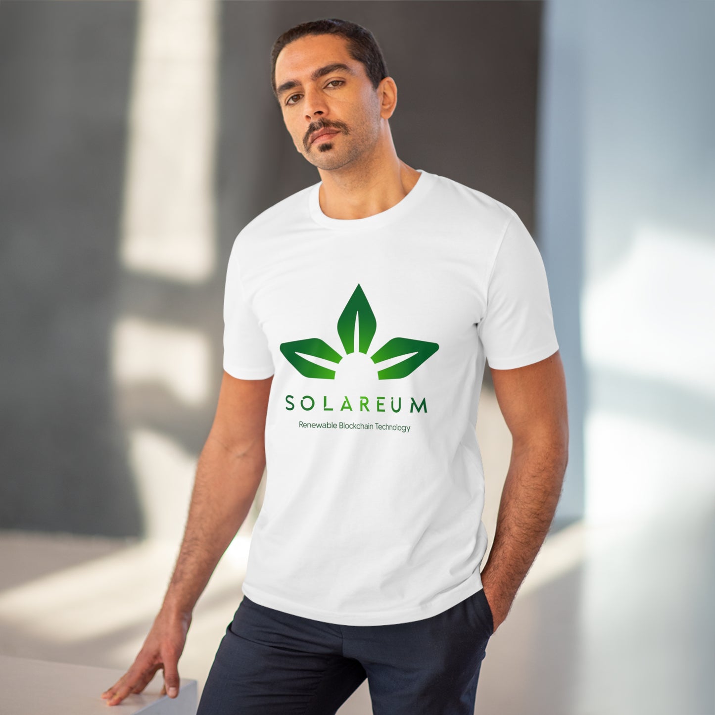 Organic Creator Tee, Green Logo - Unisex