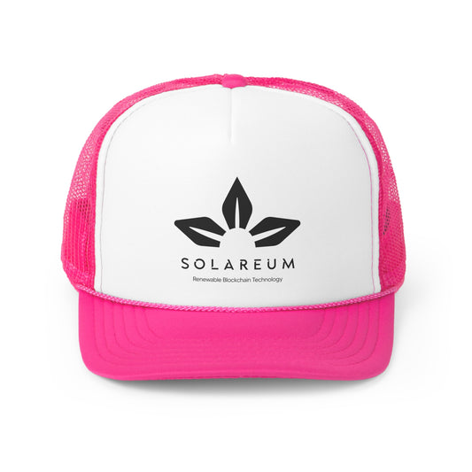 Pink, Green or Black w/ Black Logo, Trucker Cap