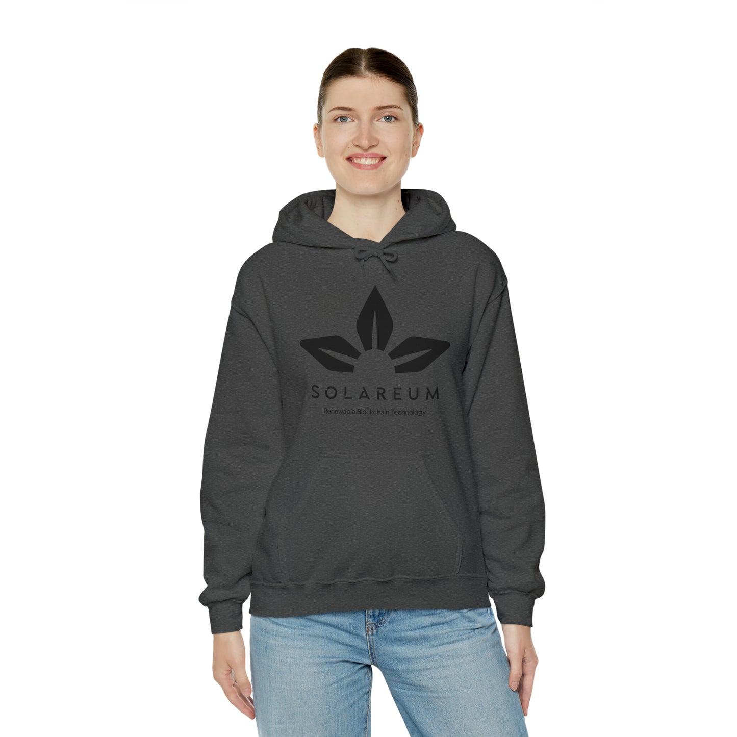 Unisex Heavy Blend™ Hooded, Black Logo, Sweatshirt