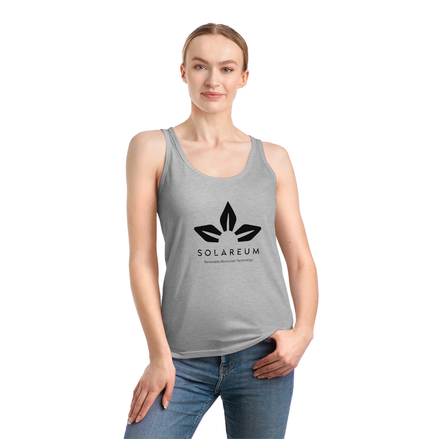 Women's Dreamer Black Logo Tank Top