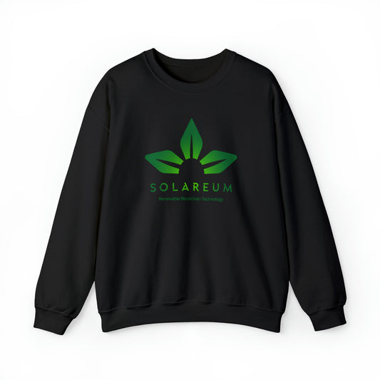 Unisex Heavy Blend™ Crewneck Green Logo Sweatshirt