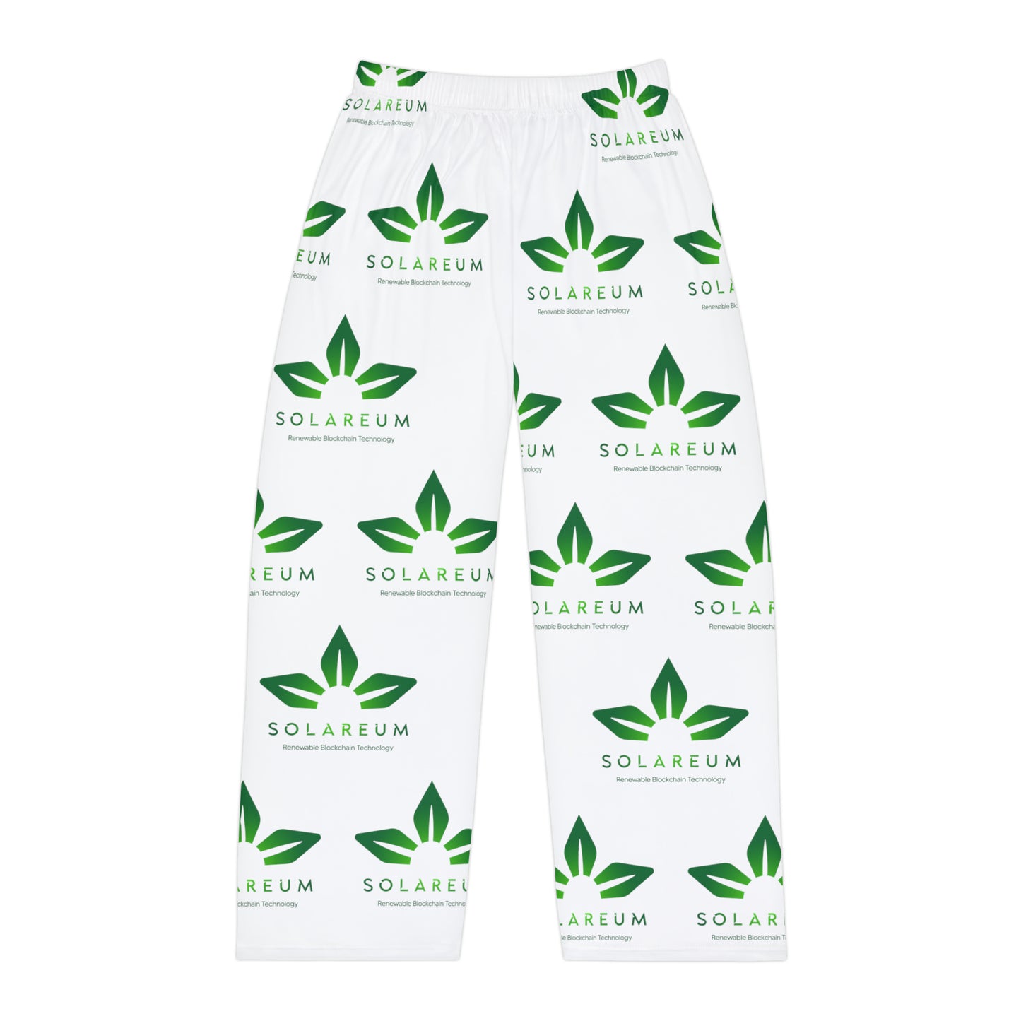 Men's Green Logo Pajama Pants