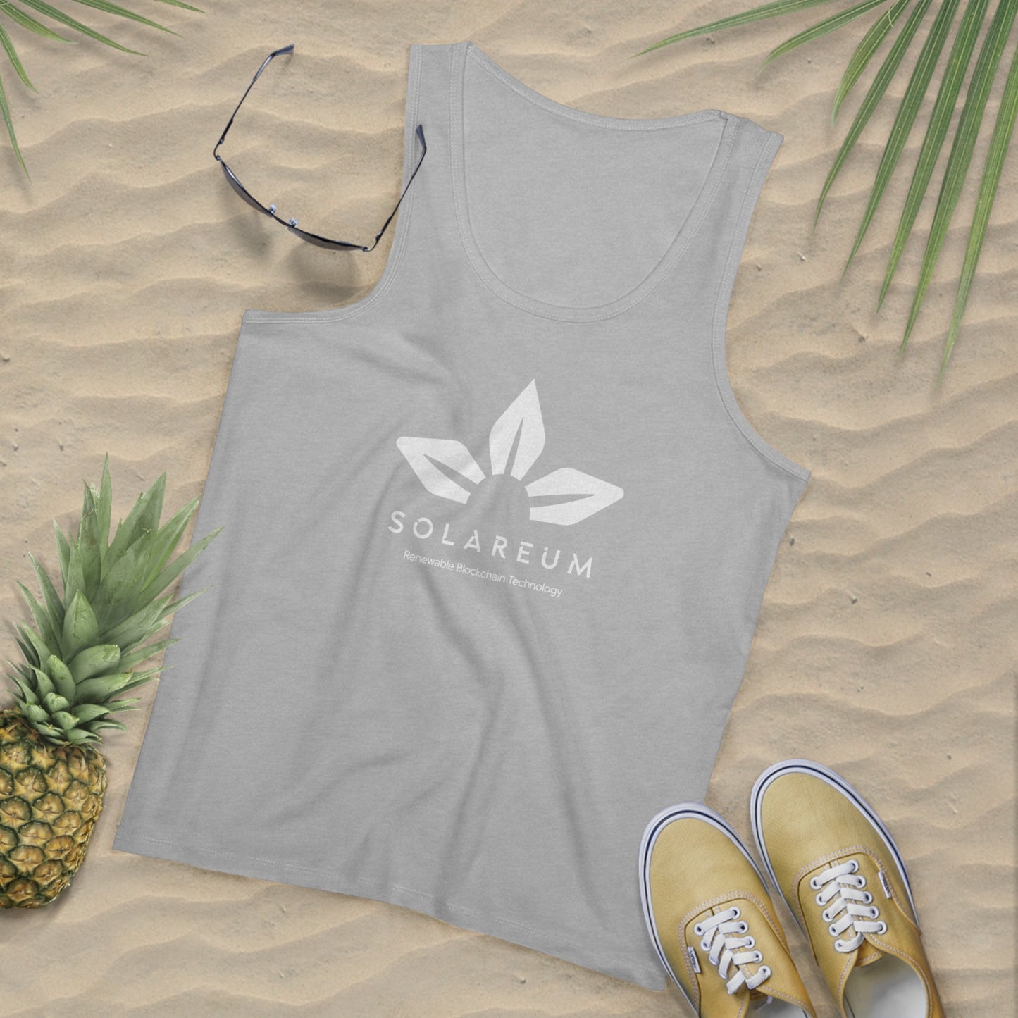 Men's Specter White Logo Tank Top