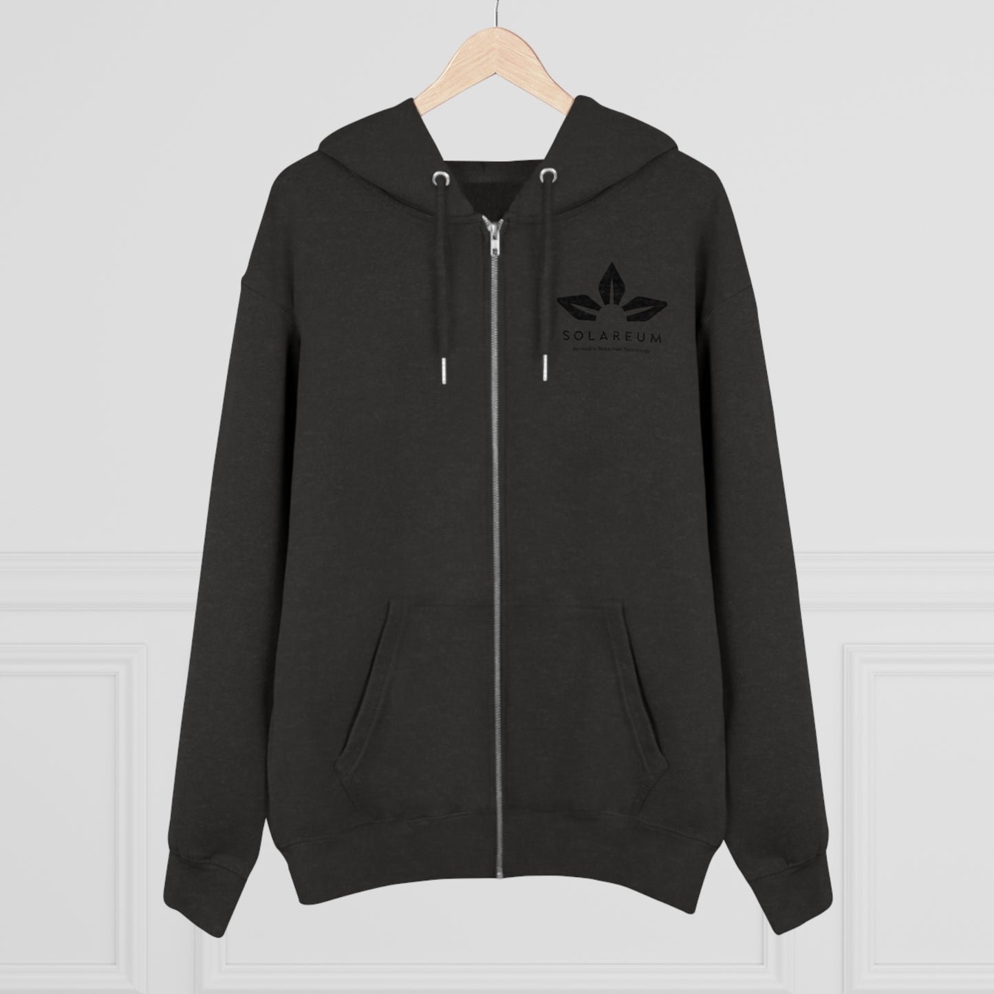 Men's Cultivator Black Logo Zip Hoodie