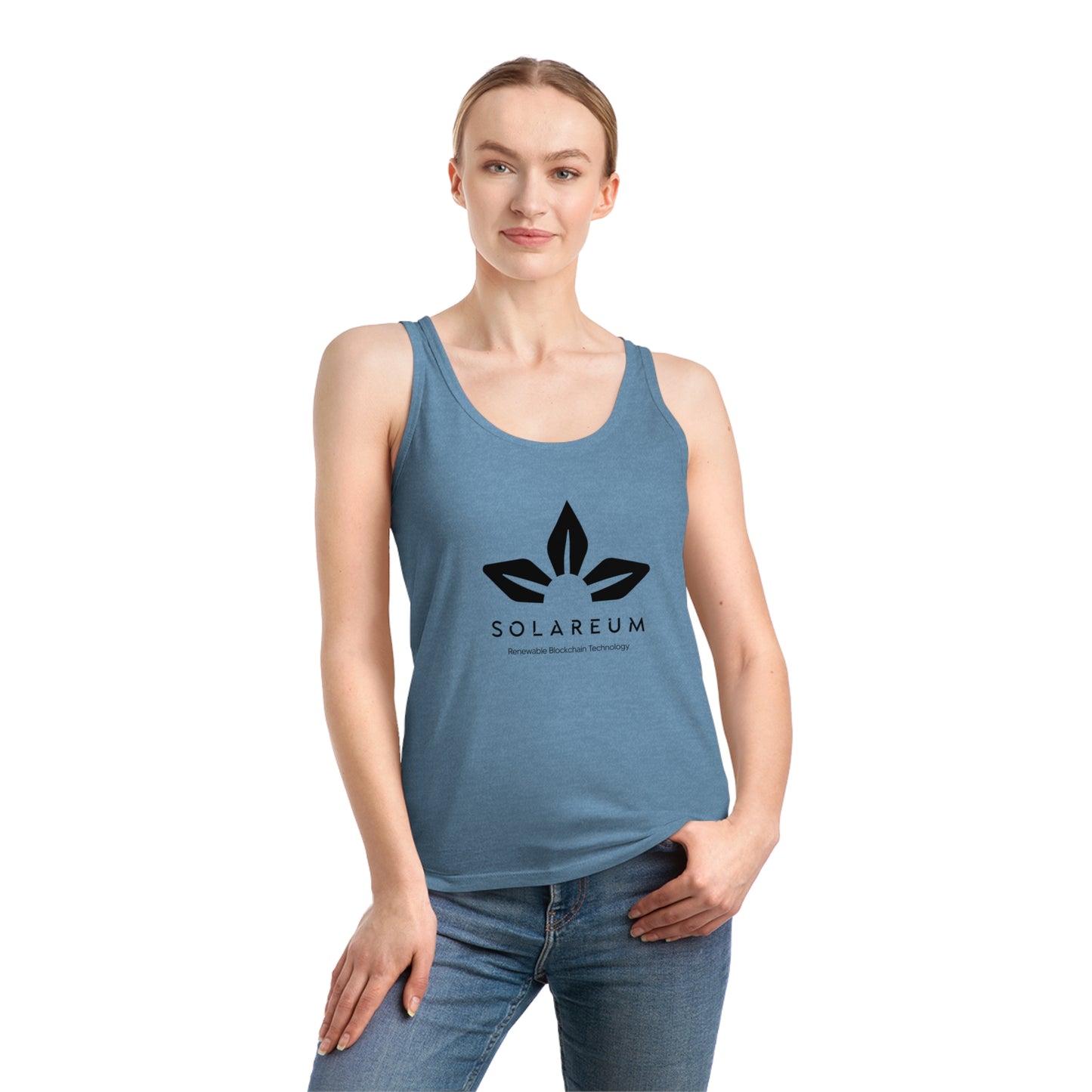 Women's Dreamer Black Logo Tank Top