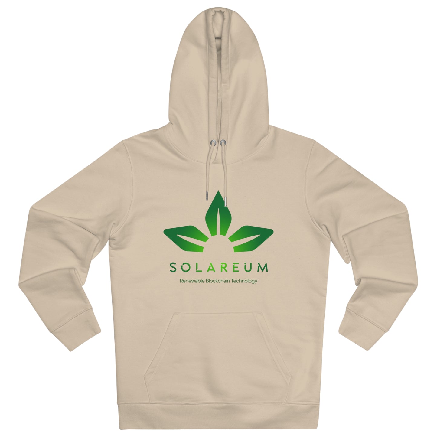 Organic Unisex Cruiser Green Logo Hoodie