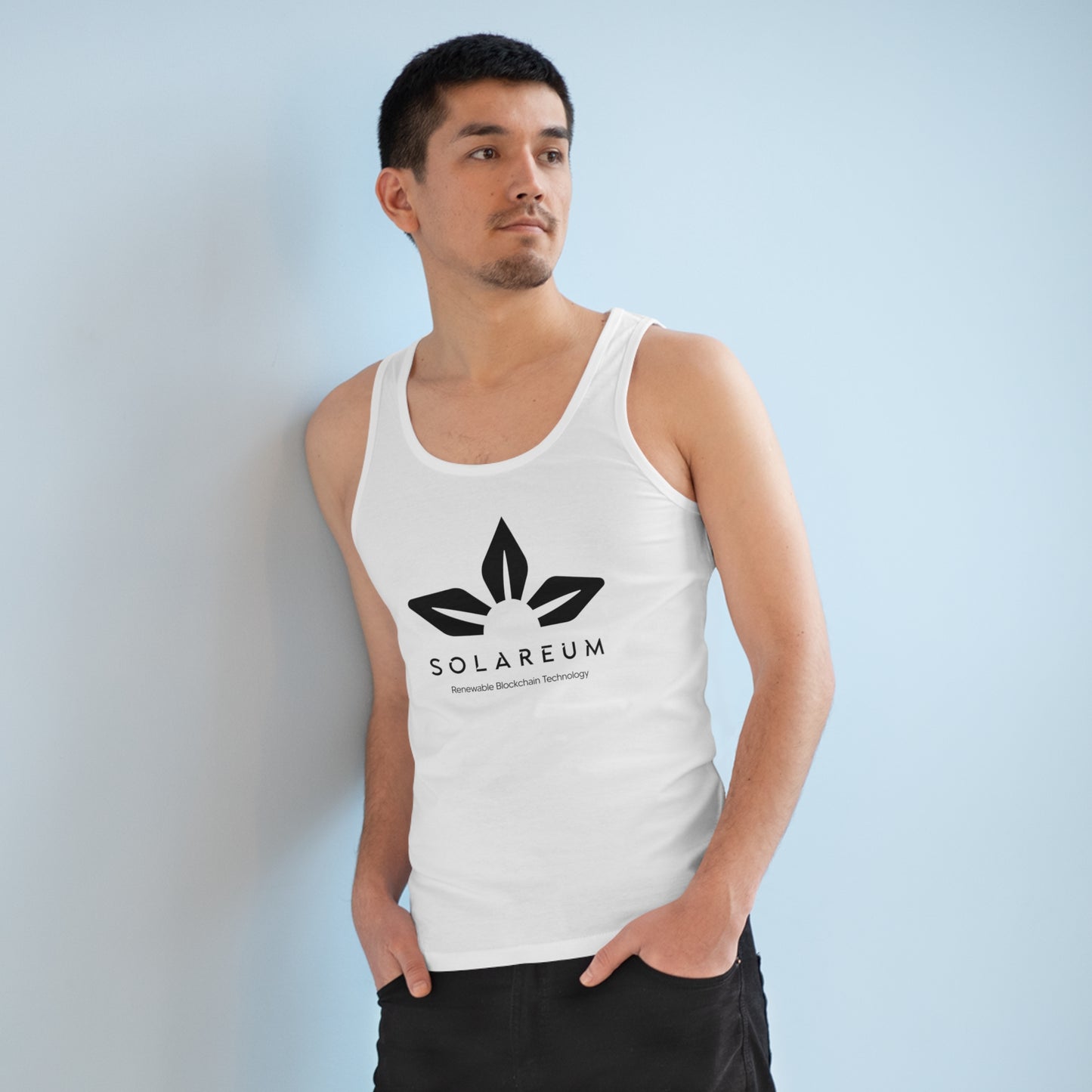 Men's Specter Black Logo Tank Top