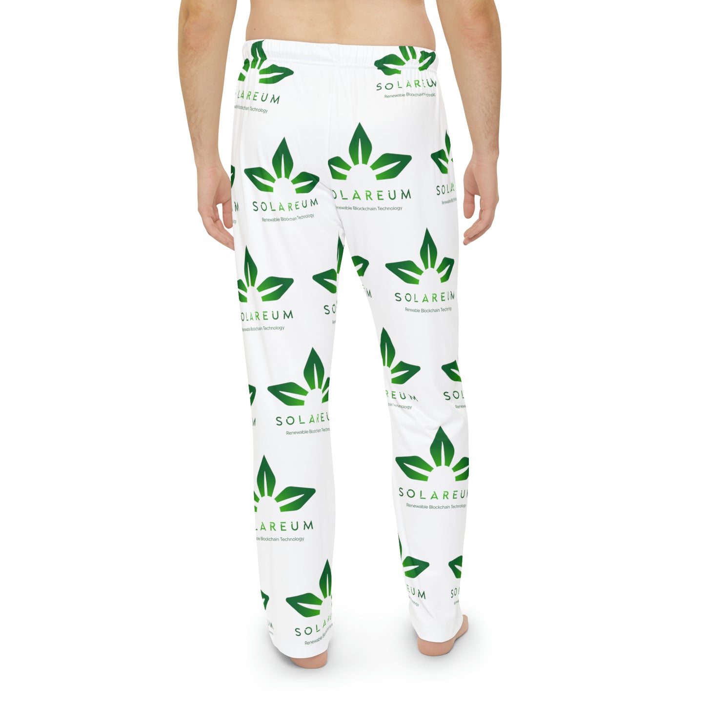 Men's Green Logo Pajama Pants