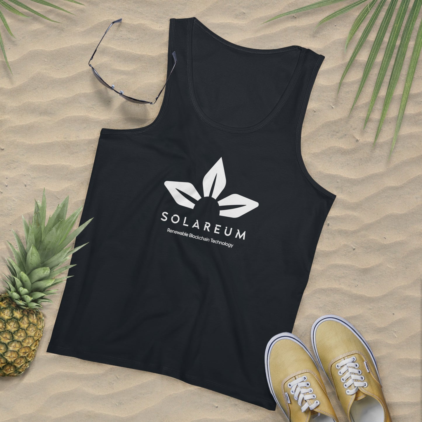 Men's Specter White Logo Tank Top