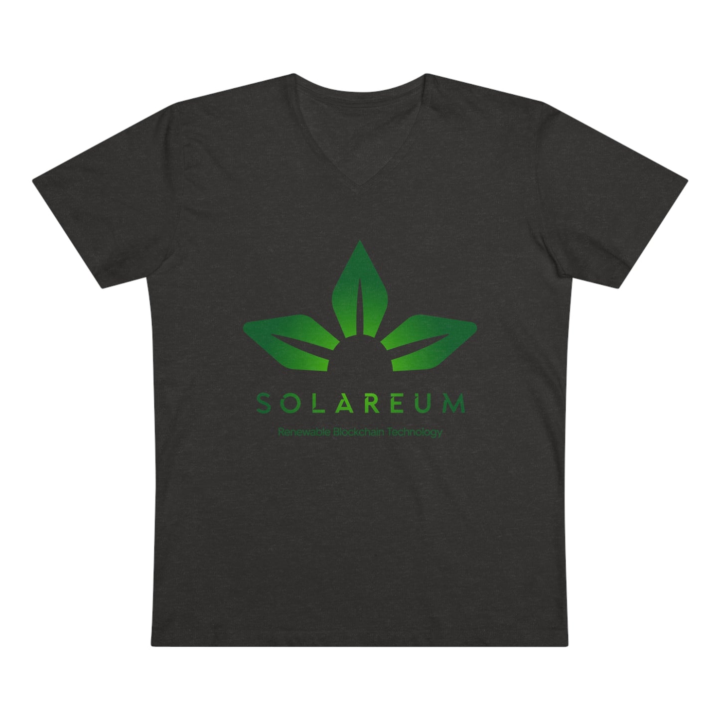 Men’s Presenter Green Logo V-neck